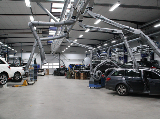 Vehicle exhaust extraction system