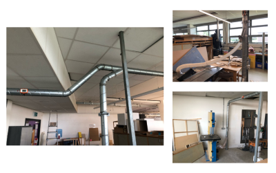 Upgraded Wood Dust Extraction for Sixth Form College