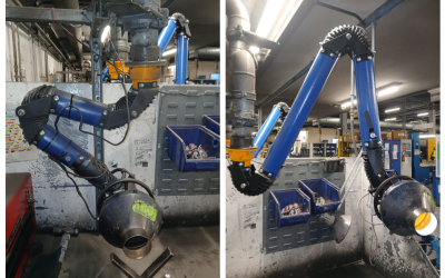 New LEV Arms Installed for Safer Work Environments in Chester