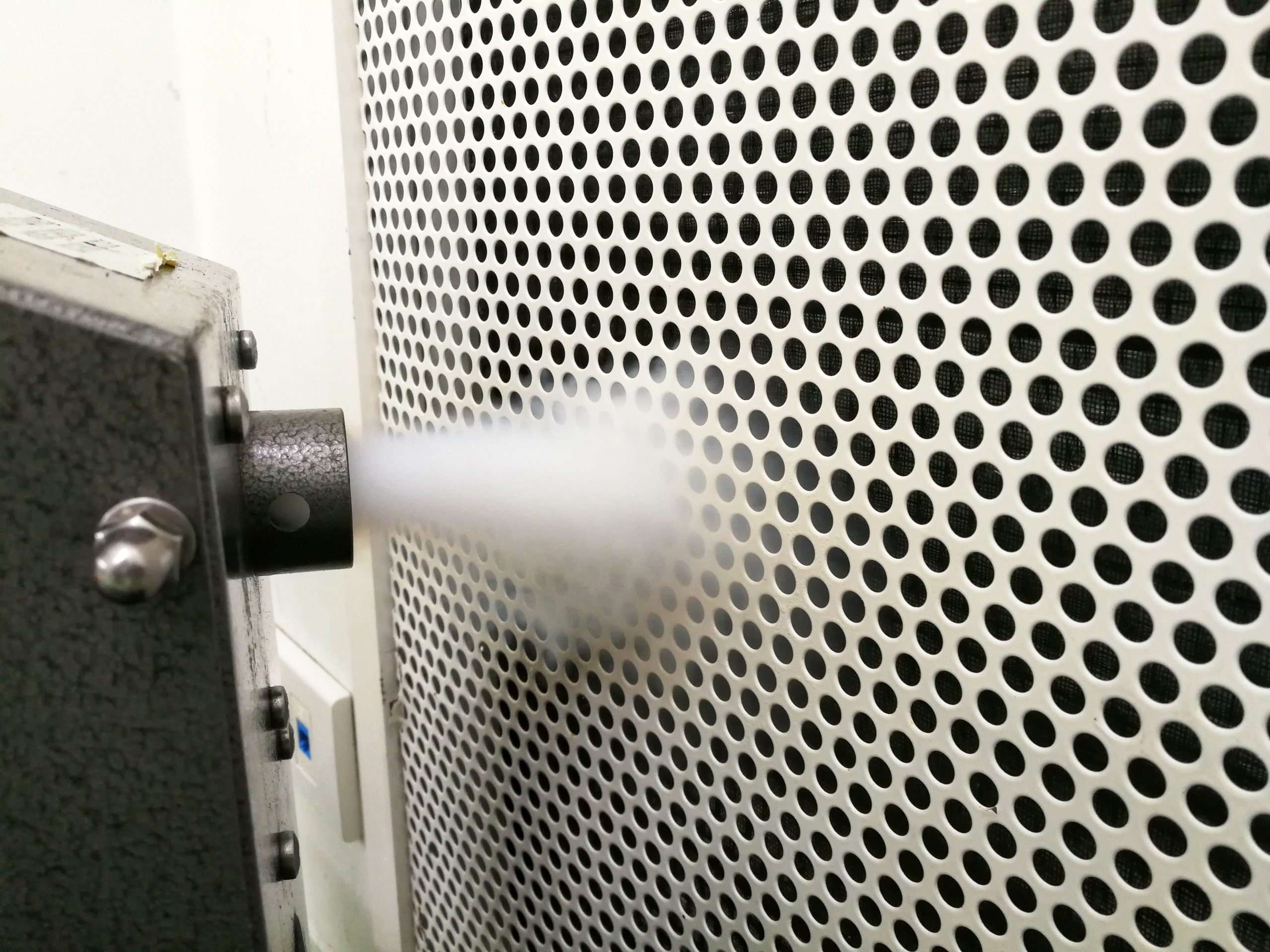 dop testing on a hepa filter