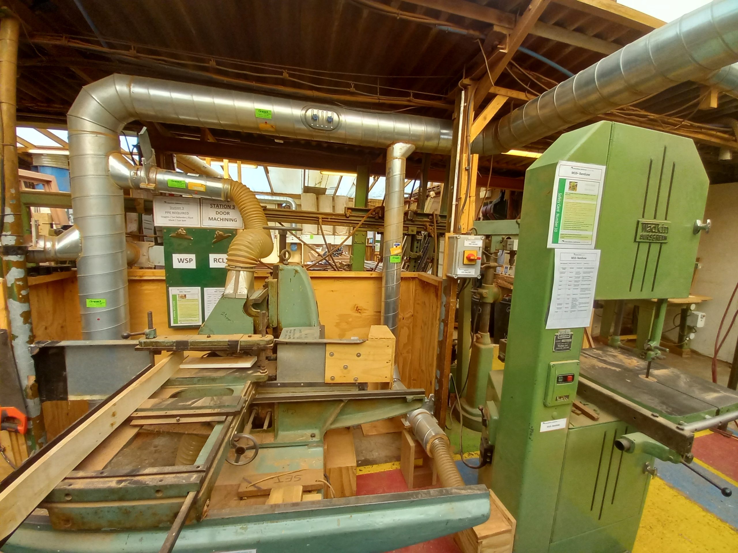 LEV testing for joinery workshops