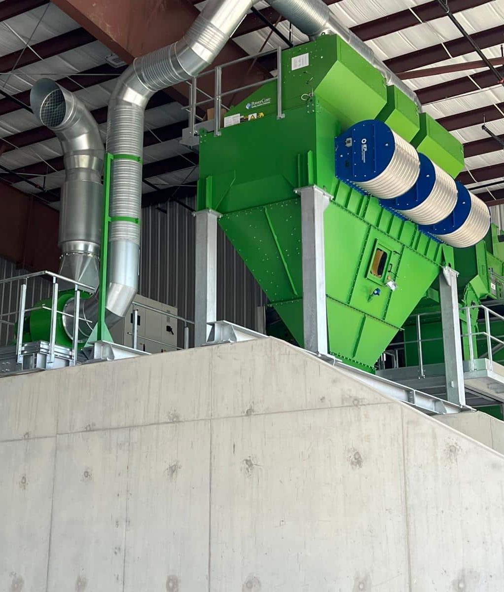 recycling waste extraction system