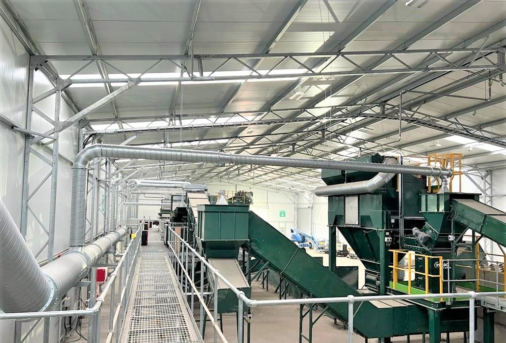 recycling waste extraction system