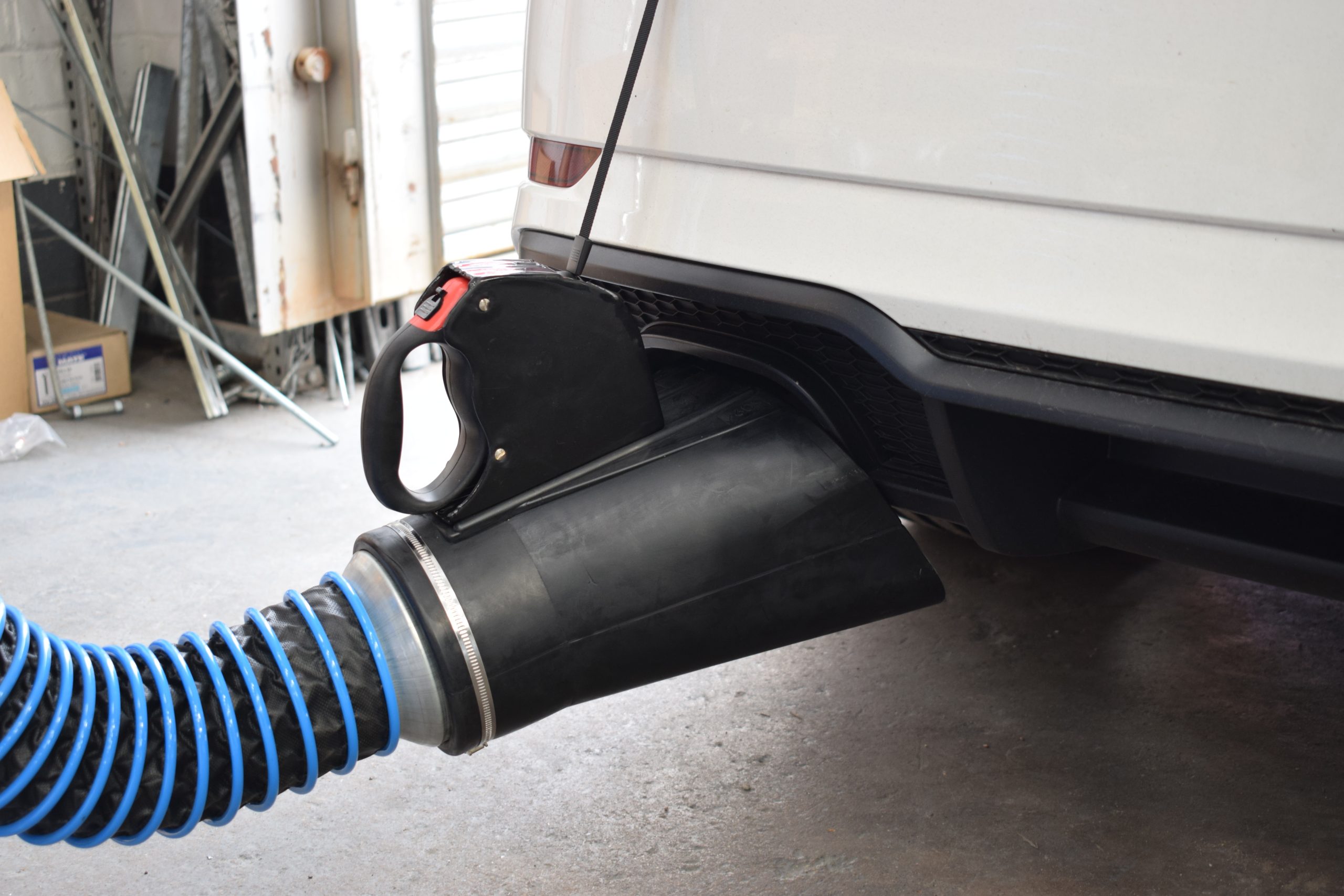 vehicle exhaust fume extraction