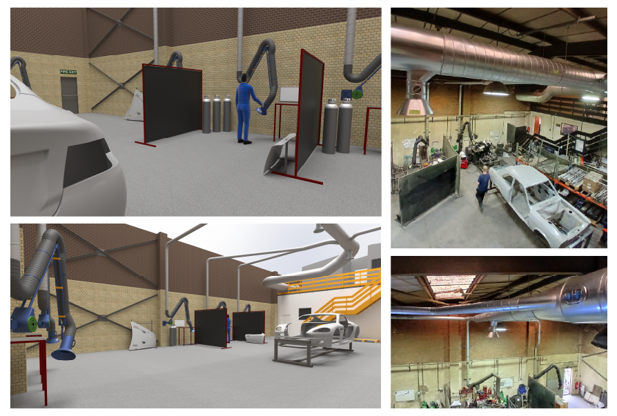 Welding fume extraction system in birmingham