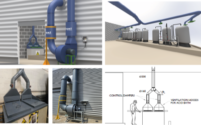 Acid Plant Ventilation Design, Installation and Commissioning Across Two Sites
