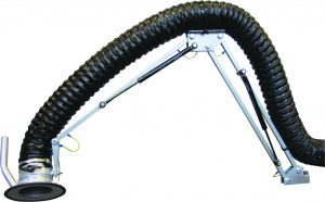 LGF-A (ATEX) extraction arm suitable for welding smoke, soldering smoke and other airborne hazards.